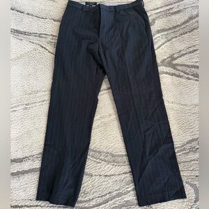 Banana Republic Black Pinstripe Dress Pants